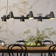 It's about RoMi Biarritz hanglamp zwart 6-lamps