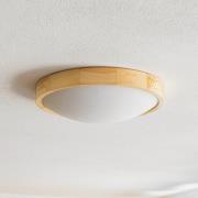 Envostar Zeus plafondlamp van hout, den, Ø 37 cm