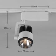 LED railspot Radiator voor DUOline, titaan mat, CCT