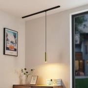 Hanglamp Lindby Linaro, 20 cm, goud, 1-fase, Ø 6 cm