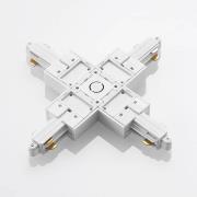 Lindby X-connector Linaro, wit, 1-fasensysteem