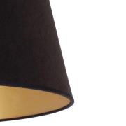 Cone kap hoogte 25,5 cm, zwart/goud