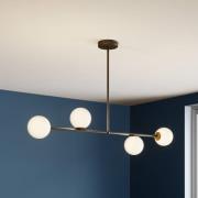 Gama 4 hanglamp, 4-lamps, zwart