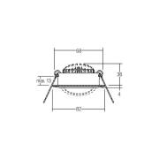 BRUMBERG BB03 inbouw RC driver rond structuurwit