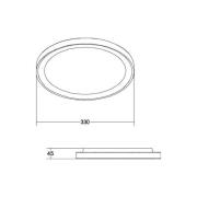 BRUMBERG Sunny Mini LED plafondlamp RC CCT wit