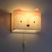 Little Fox wandlamp voor kinderen met stekker
