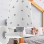 Dalber Star Light kinder-wandlamp wit