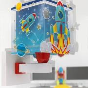 Dalber Rocket kinderkamer-wandlamp met stekker