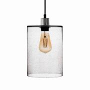 Hanglamp Soda cilinder glas smoke grijs Ø 18cm