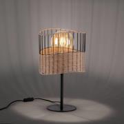 Tafellamp Reed van hout en metaal
