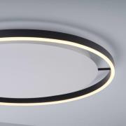 LED plafondlamp Ritus, Ø 58,5cm, antraciet