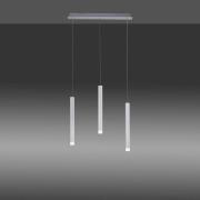 LED hanglamp Bruno, 3-lamps, aluminium