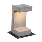 LED sokkellamp E191 van beton, hoogte 30 cm