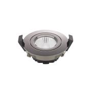 LED plafondinbouwspot Diled, Ø 8,5 cm, 6 W, 3.000 K, chroom