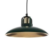 Hanglamp Felix, groen/goud, 1-lamps