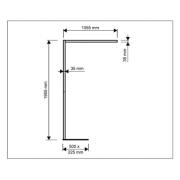 LED vloerlamp MAULsirius, zwart, standaard