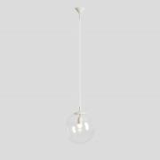 Hanglamp Dione, 1-lamp, helder/crème