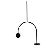 Hanglamp AYTM Grasil LED, zwart, marmer, hoogte 97 cm