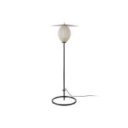 Gubi Satellite buiten vloerlamp, IP65, zwart/crème wit