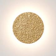 LED wandlamp Meteor, goudkleurig, Ø 27 cm, ijzer