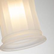 Wandlamp Swell IP44, 1-lamp, geborsteld messing