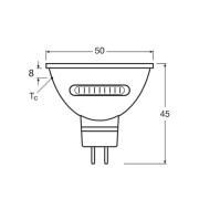 OSRAM LED reflectorlamp GU5.3, CCT, 12 V AC/DC, 5,6 W, 36°