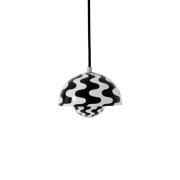 &Tradition hanglamp Flowerpot VP10, Ø 16cm, zwart/wit