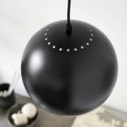 FRANDSEN Hanglamp Ball, Ø 25 cm, mat zwart