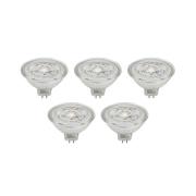 Prios LED reflectorlamp GU5.3 4.3W 345lm 36° helder 840 set van 5