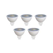 Prios LED reflectorlamp GU5.3 7.5W 621lm 36° wit 840 set van 5