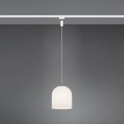 DUOline Ontario hanglamp, 2-fasen railsysteem, E14, glas