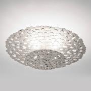 Terzani plafondlamp 60cm zilver