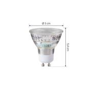 Arcchio LED lamp GU10 4,7W 2700K 850lm glas set van 3