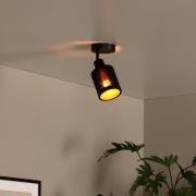 Tagalog plafondspot gemaakt van bamboe, 1-lamp