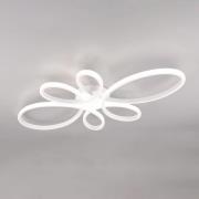 Fly LED plafondlamp, mat wit, 4.000 K, 83 cm x 45 cm