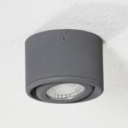 Kantelbare kop - LED downlight Anzio, antraciet