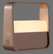 PURE LED tafellamp Pure Go, brons, aluminium