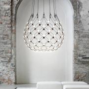 Luceplan Mesh hanglamp Ø 100cm Draadloos 1m