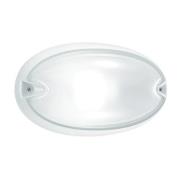 Ovale buitenwandlamp Chip, zwart