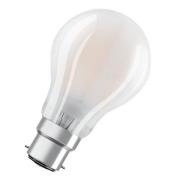 OSRAM LED lamp B22d Classic A 6,5W 2.700K mat