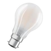 OSRAM LED lamp B22d Classic A 11W 2.700K mat