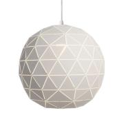 Hanglamp Asterope, Ø 25cm rond, wit