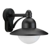 Wandlamp Yarai in landhuisstijl - zwart