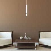 Hanglamp Joker, wit/zilver, 1-lamp