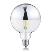 LED lamp E27 G125 7W 2.700K dimbare spiegelkop