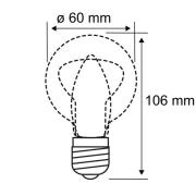 LED lamp E27 A60 7,5W 840 mat dimbaar