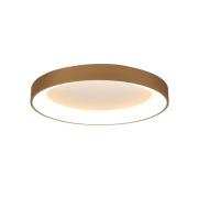 LED plafondlamp Niseko II CCT afstandsbediening Ø50cm goudkleurig