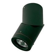 Soleo spot, zwart, IP44, draaibaar, aluminium