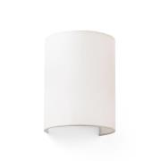 Wandlamp Cotton, gewelfd, 20 x 15 cm, beige