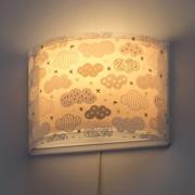 Wandlamp Cloud in roze voor kinderen